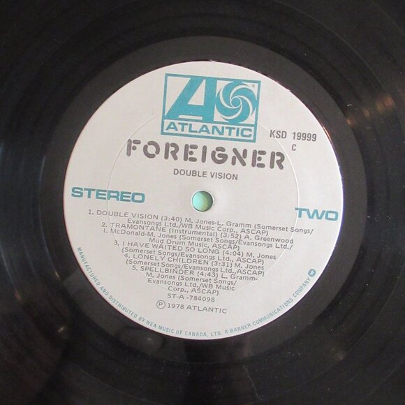 Foreigner, Double Vision, Vintage, Vinyl, Album, Music, 70s - Picture 5 of 12